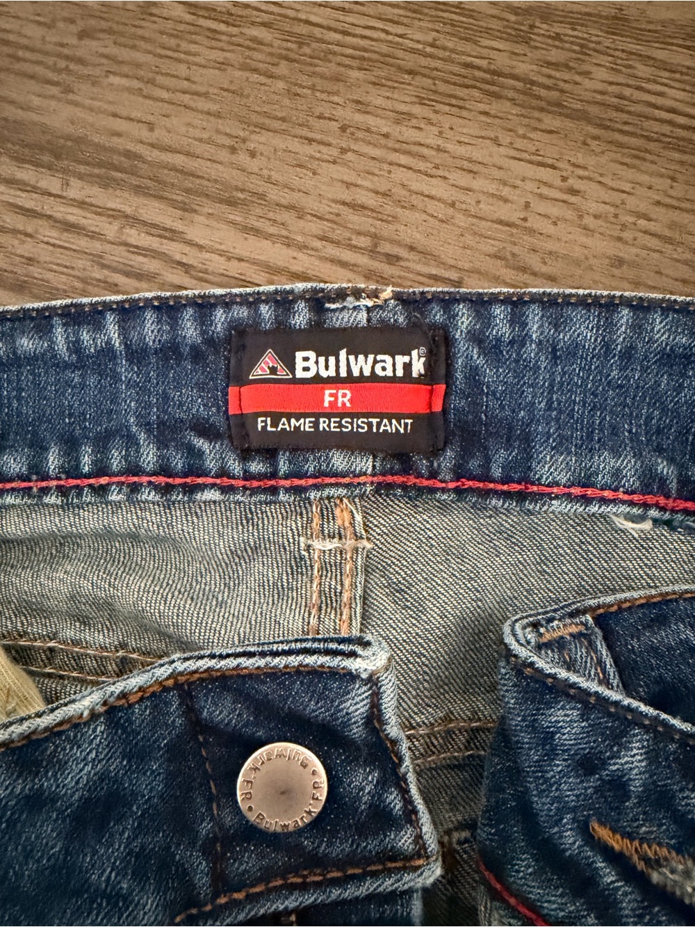 FR Bulwark Women’s Blue Boot Cut Jeans - Picture 2 of 3